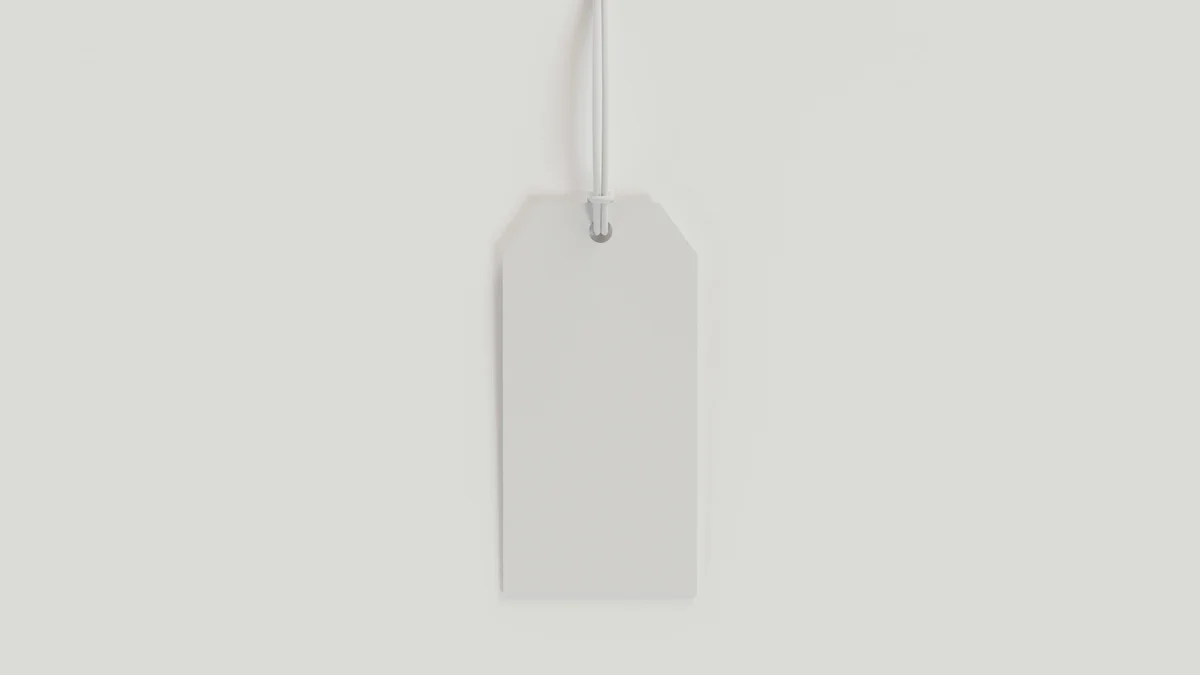 A paper tag
