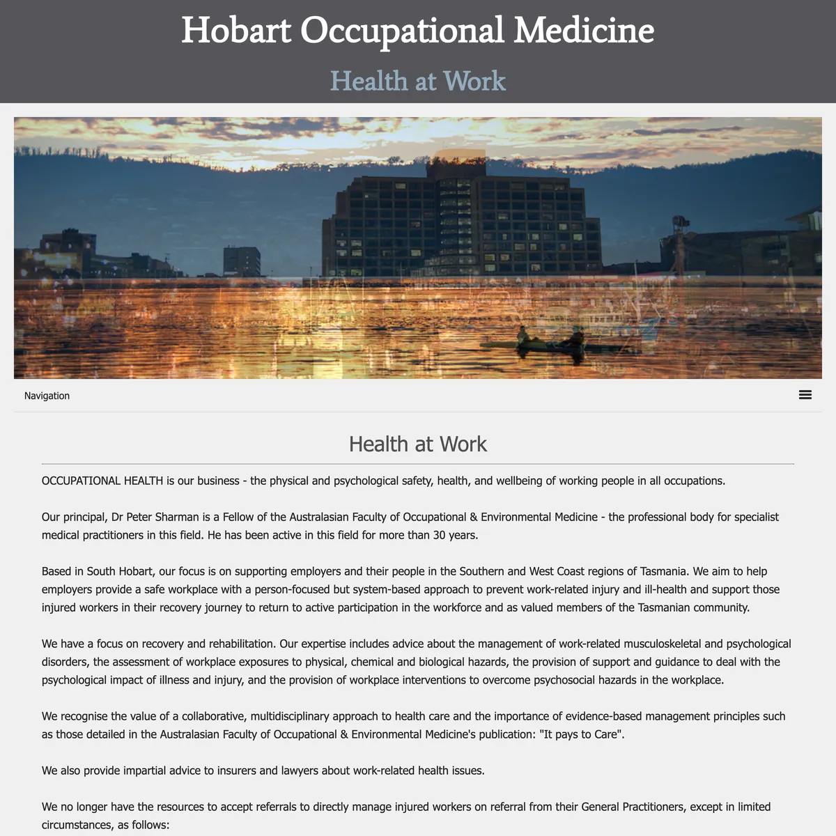 Hobart Occupational Medicine