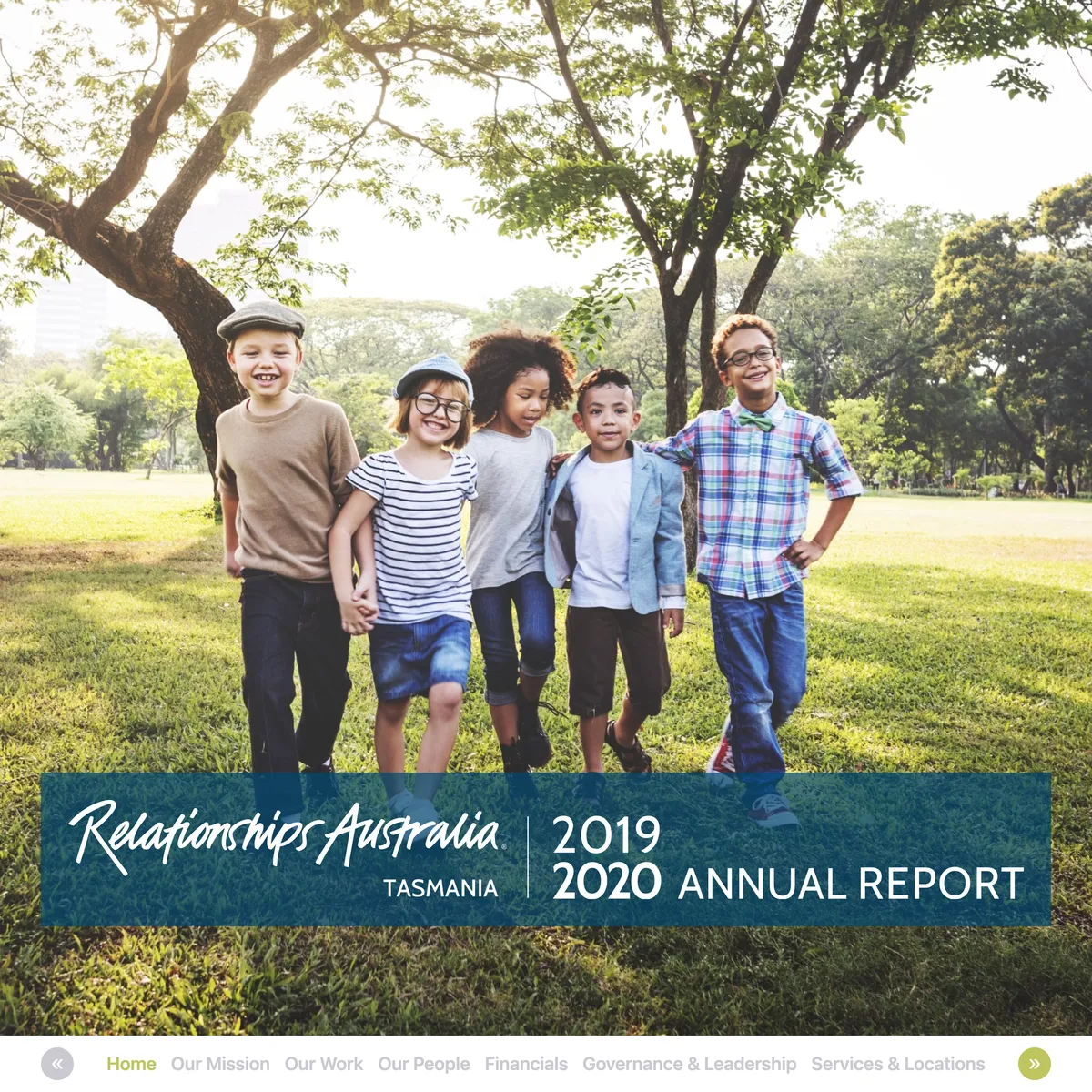 Relationships Australia Tasmania Annual Report 2019-2020