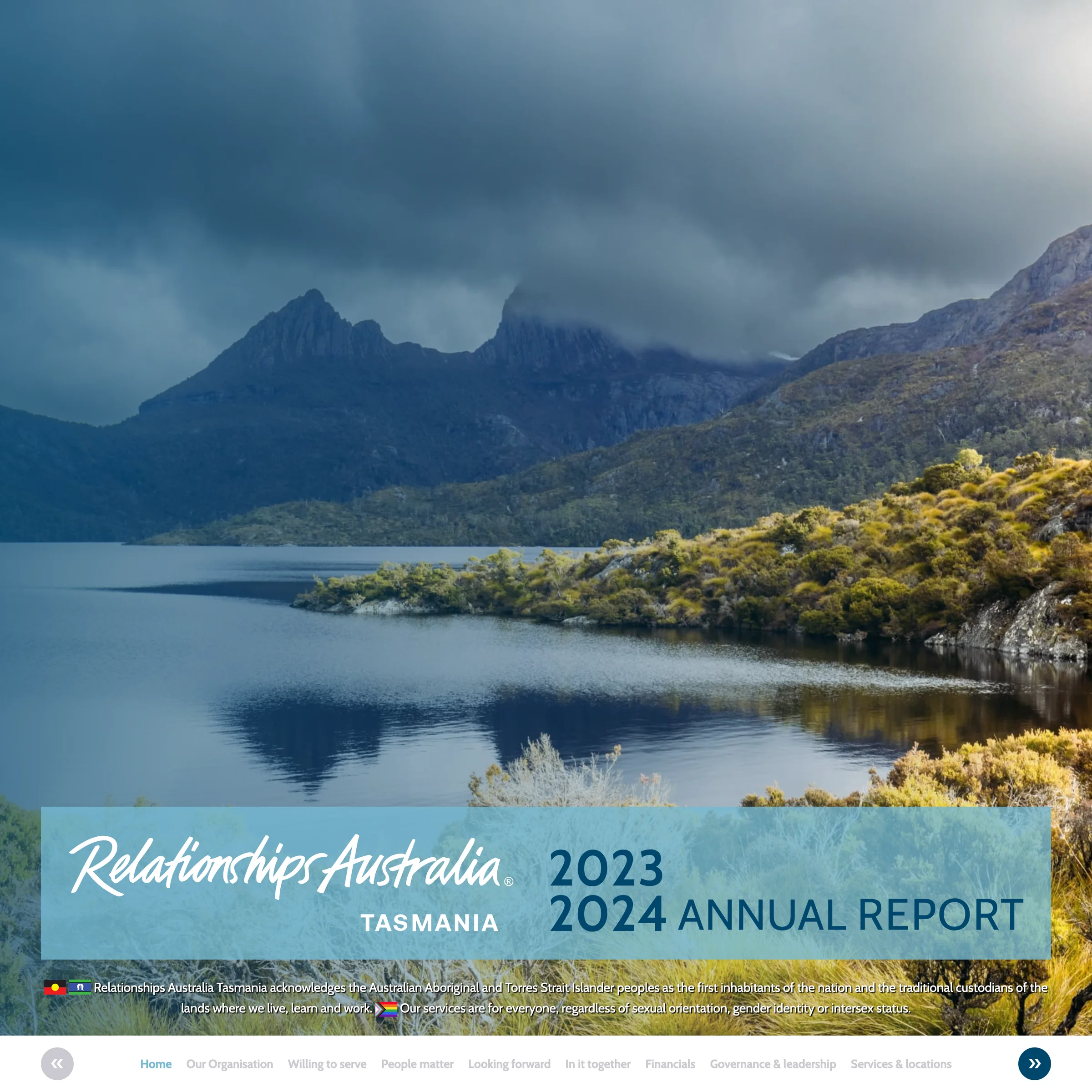 Relationships Australia Tasmania Annual Report 2023-2024