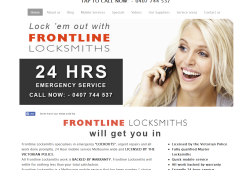 New Website for Frontline Locksmiths