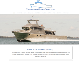 TASMANIAN BOAT CHARTERS – where would you like to go today..