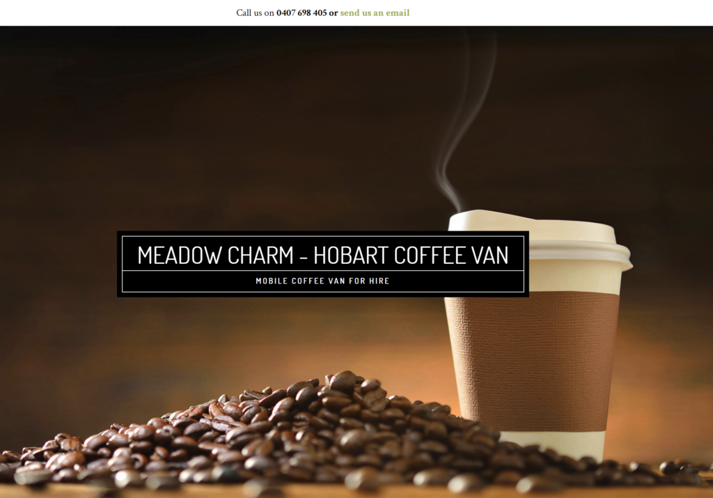 Meadow Charm Hobart Coffee Van